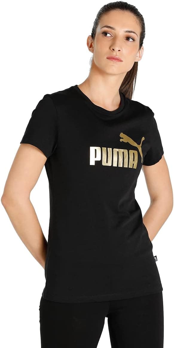PUMA t-shrit com Logotipo Metálico ESS+ para mulher