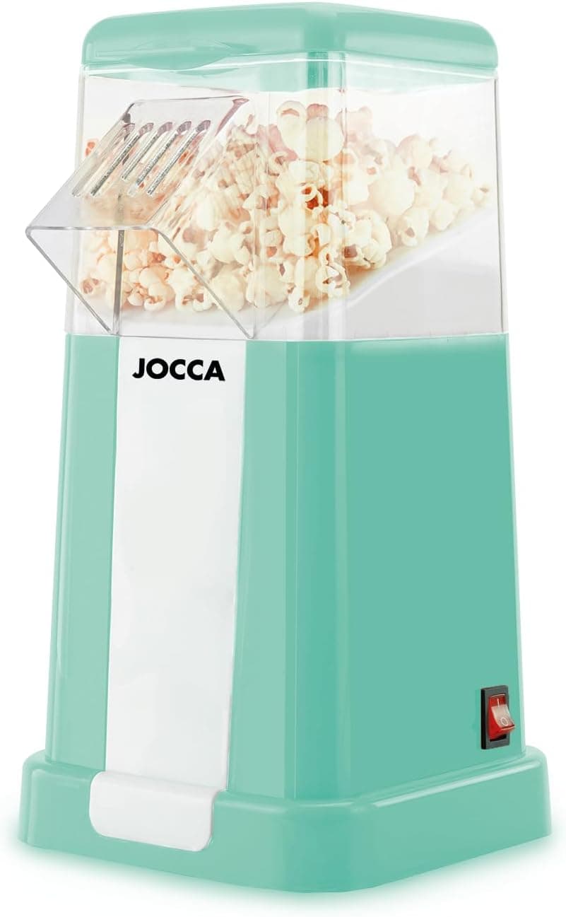 Jocca - Pipoca turquesa 500 W sem óleos com copo medidor