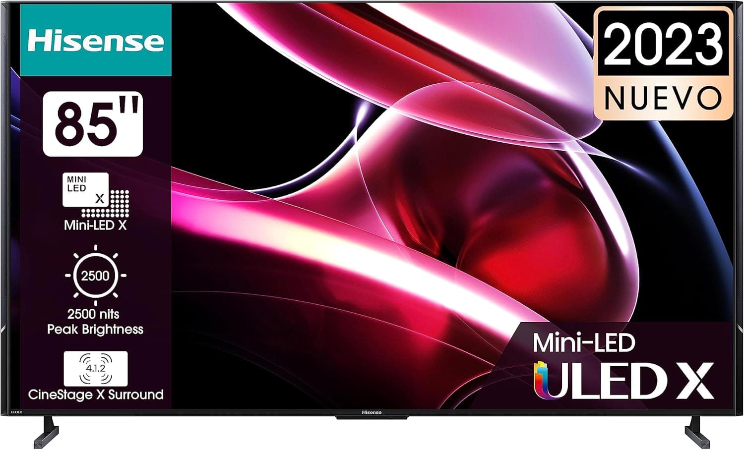 Hisense 85UXKQ | Smart TV Mini-LED 85 polegadas com Quantum Dot, Dolby Vision IQ, Dolby Atmos e modo gaming 144 Hz