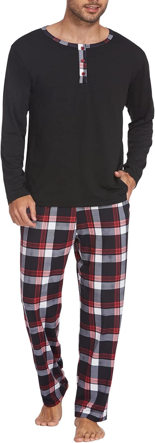 Ekouaer Pijama para homem 