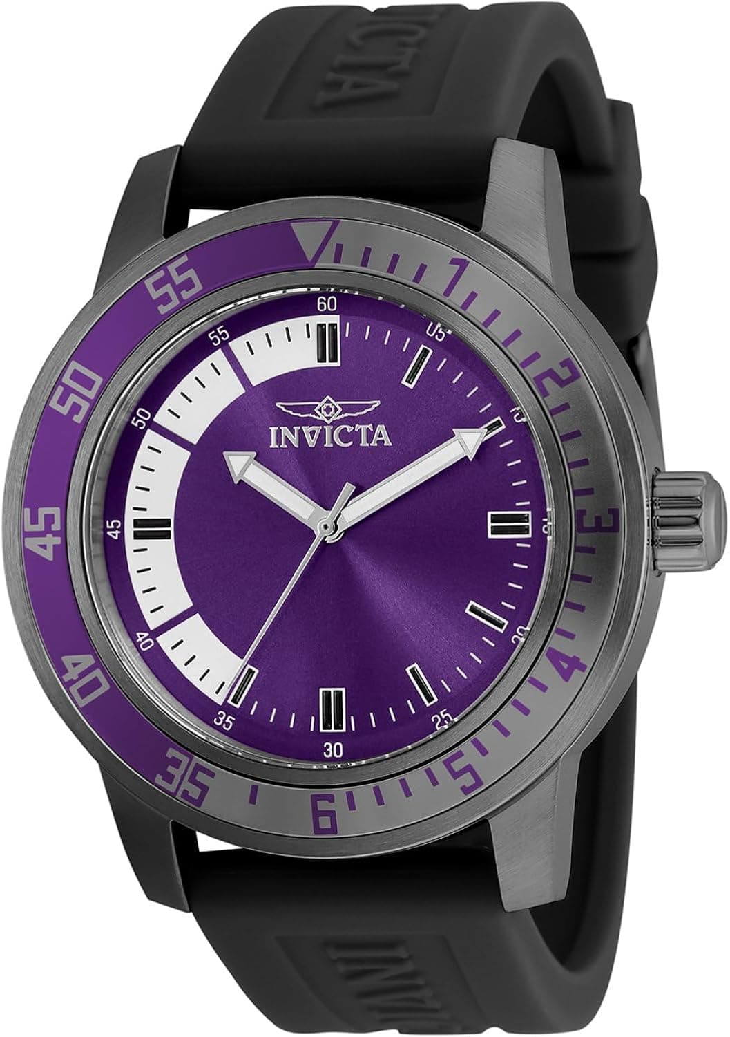 Invicta Men's Specialty 45 mm silicone Quartz Watch