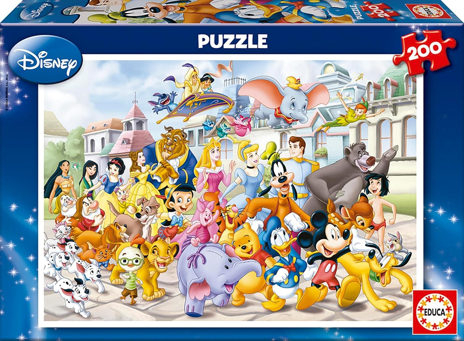 Educa - Puzzle infantil com 200 peças | equitação Disney. Puzzle composto por 200 peças grandes. Medida aproximada uma vez montada: 40 x 28 cm. 6 Anos (13289)