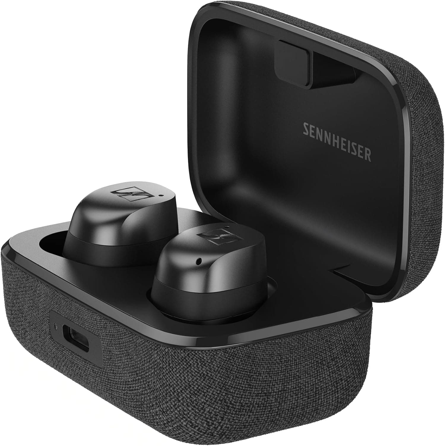 Sennheiser MOMENTUM True Wireless 4 auriculares inteligentes - Bluetooth 5.4, som nítido, design confortável, 30 horas de autonomia e cancelamento de ruído ativo adaptativo - preto grafite