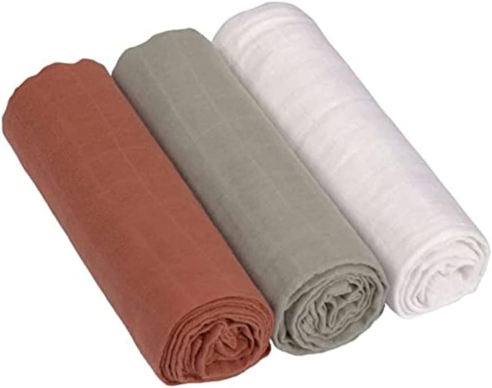 Lässig Puck Cobertores para cama de bebé, conjunto de 3, 85 x 85 cm