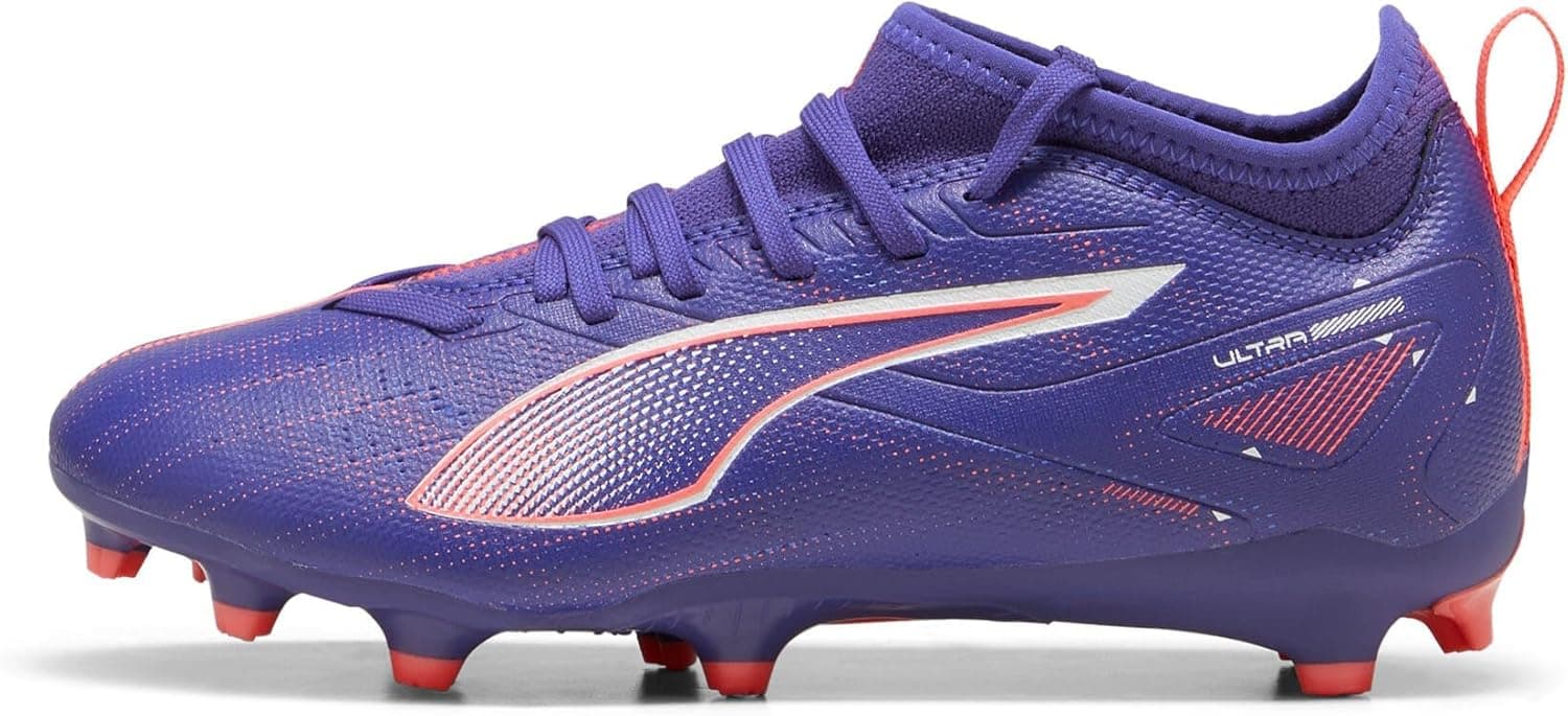 PUMA Ultra 5 Match FG/AG Jr, Chuteiras de futebol unissexo para crianças