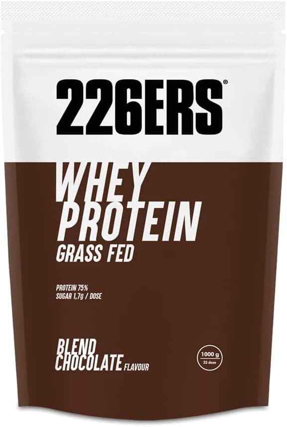 226ERS Whey Protein Protein Proteína concentrada de soro de leite com aminoácidos essenciais, recuperação e aumento da massa muscular, Doping Free, mistura de chocolate - 1 kg