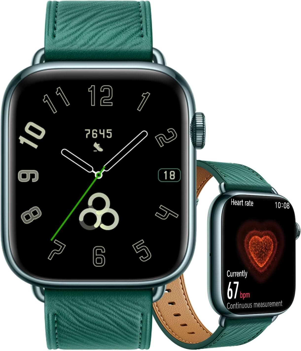 HONOR Watch 5 Smartwatch, 1,85" AMOLED Display Smart Watch homem mulher, 15 dias de duração da bateria, GPS, verde