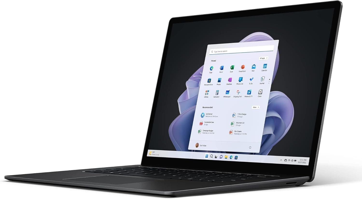 Microsoft Surface Laptop 5 – Computador portátil de 15" tátil alimentado pela Intel EVO, Intel Core i7-1255U, 8 GB RAM, 512 GB SSD com Intel Iris Xe Graphics e Windows 11 Home
