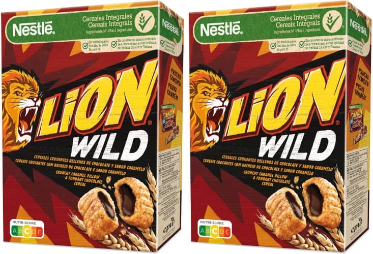 Cereais Nestlé Lion Wild, 360 g x 2