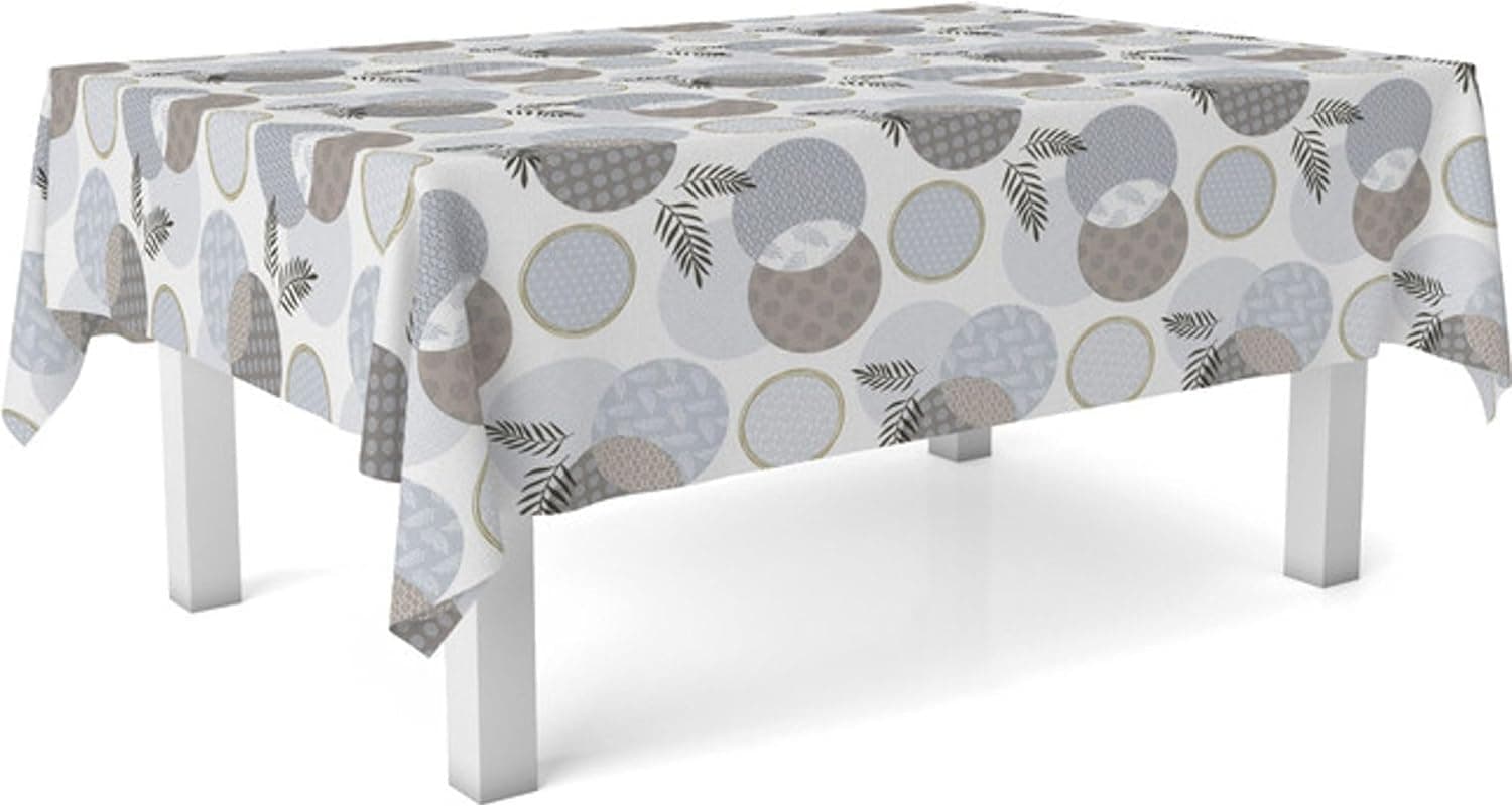 ECOMMERC3 Toalha de mesa retangular, 300 x 140 cm, estilo, durabilidade e fácil limpeza para a sua mesa - antimanchas, impermeável