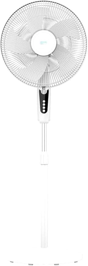 Cecotec Ventoinha de pé EnergySilence 515 MaxFlow White. 45W, diâmetro de 16", 5 pás, temporizador 1h, 3 velocidades e oscilação automática, altura regulável até 135 cm