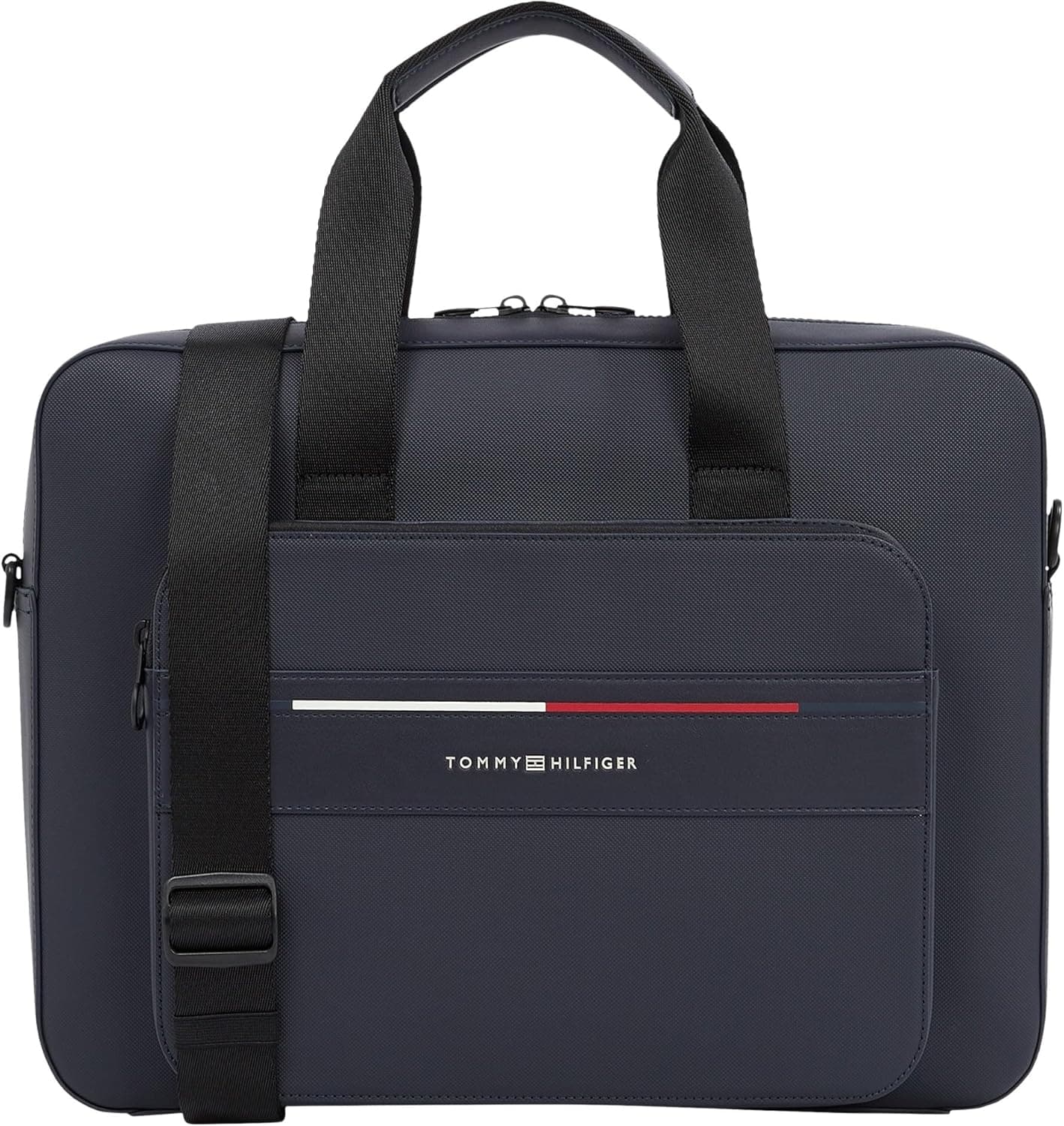 Tommy Hilfiger TH Foundation Computer Bag Am0am13198, bolsa para computador para homem, tamanho único