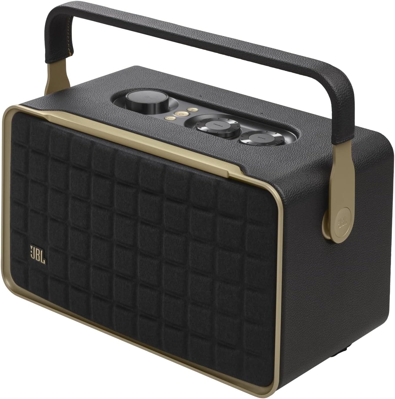 JBL Authentics 300, altifalante inteligente portátil, com tecnologia Bluetooth, WiFi integrado e assistente de voz, preto