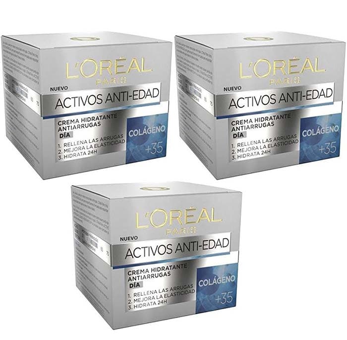 L'Oreal Paris Collagen Anti-Wrinkle Day Cream, 50 ml x 3