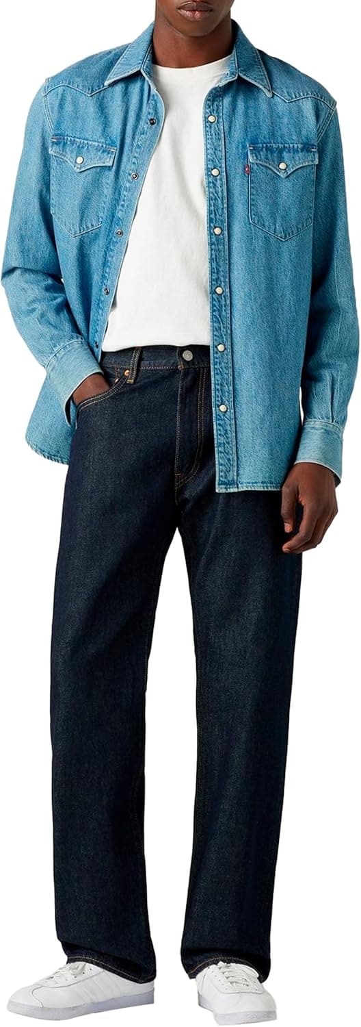 Levi's 555 Relaxed Straight Calças de ganga para homem