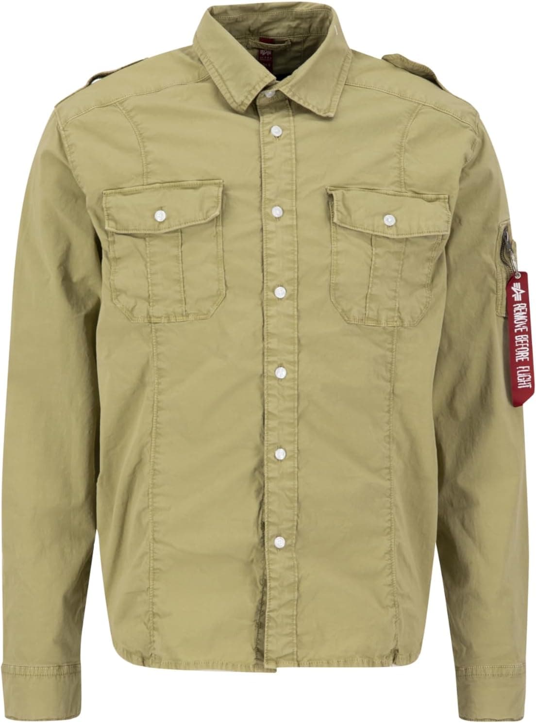ALPHA INDUSTRIES Basic Shirt Camisa Slim para homem
