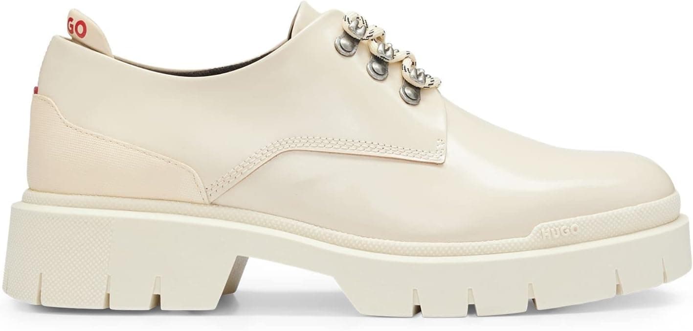HUGO Denzel_derb_lt – Sapatos Derby para Homem