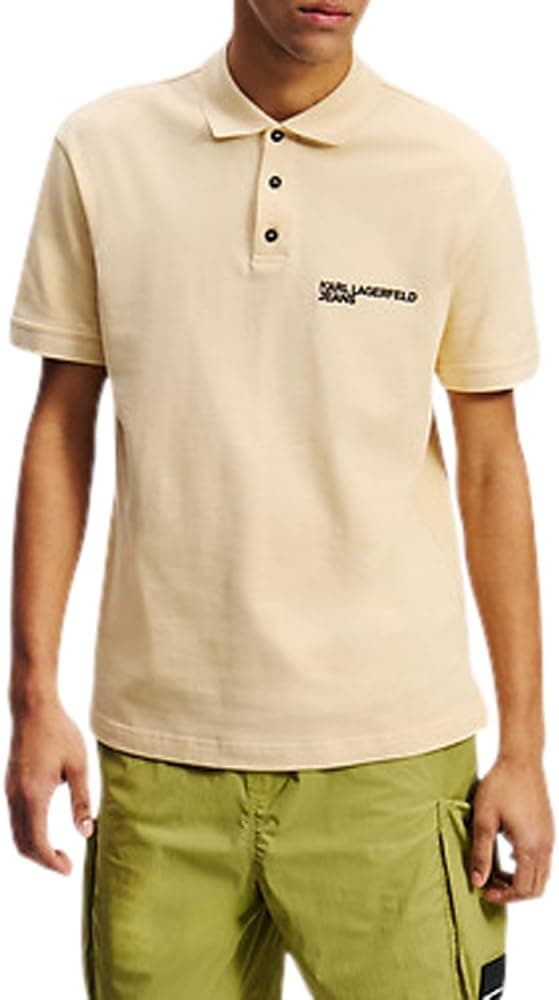 Karl Lagerfeld Jeans Regular Pique polo para homem