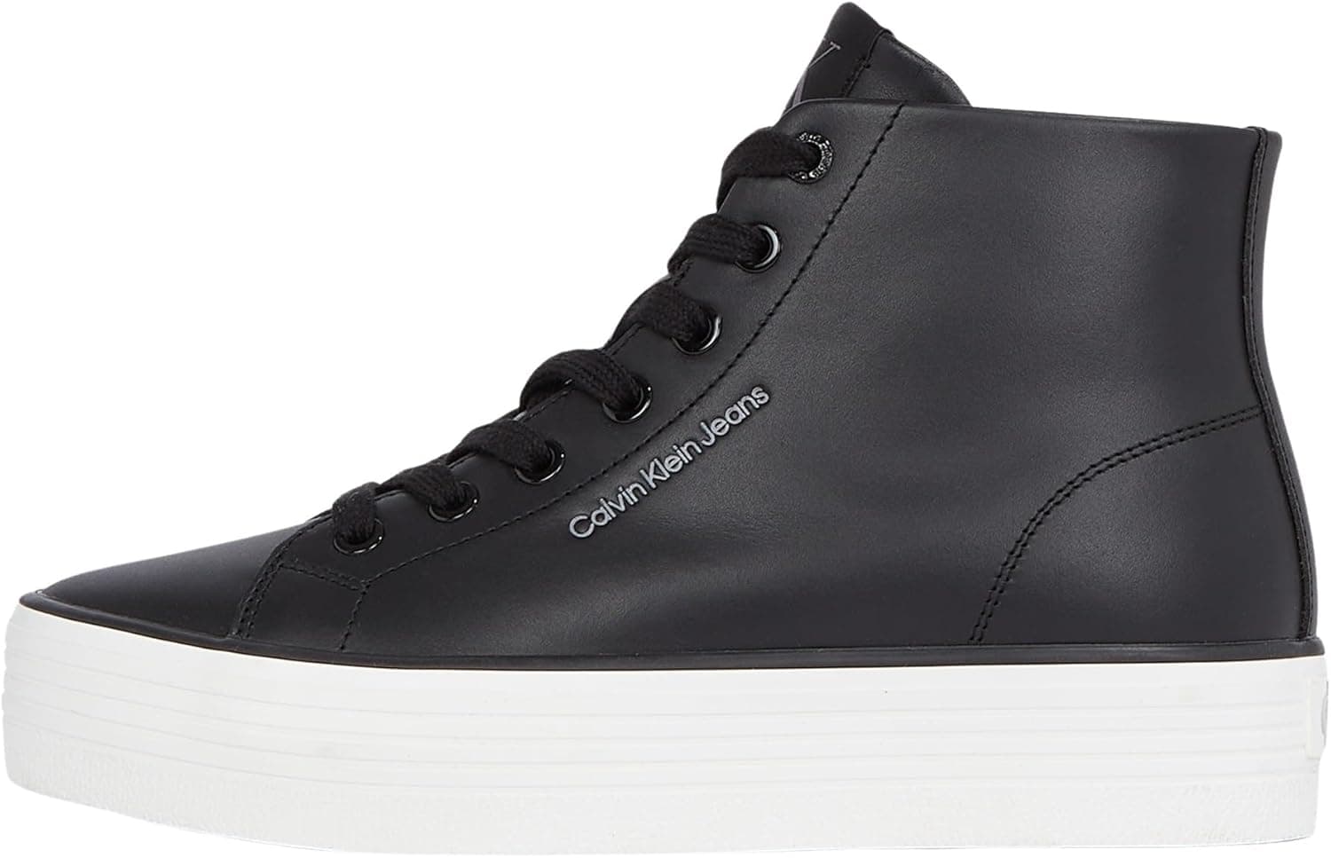 Calvin Klein Bold Vulc Flatf Mid LTH In Yw0yw01634, sapatilhas desportivas mulher