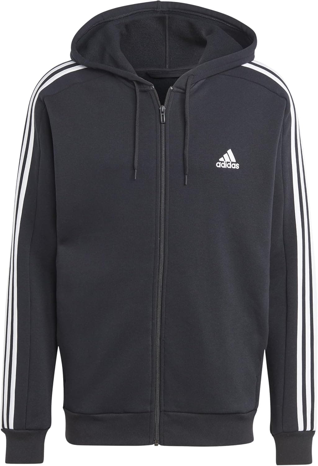 adidas Essentials Fleece 3-Stripes Full-Zip Hoodie casaco para homem