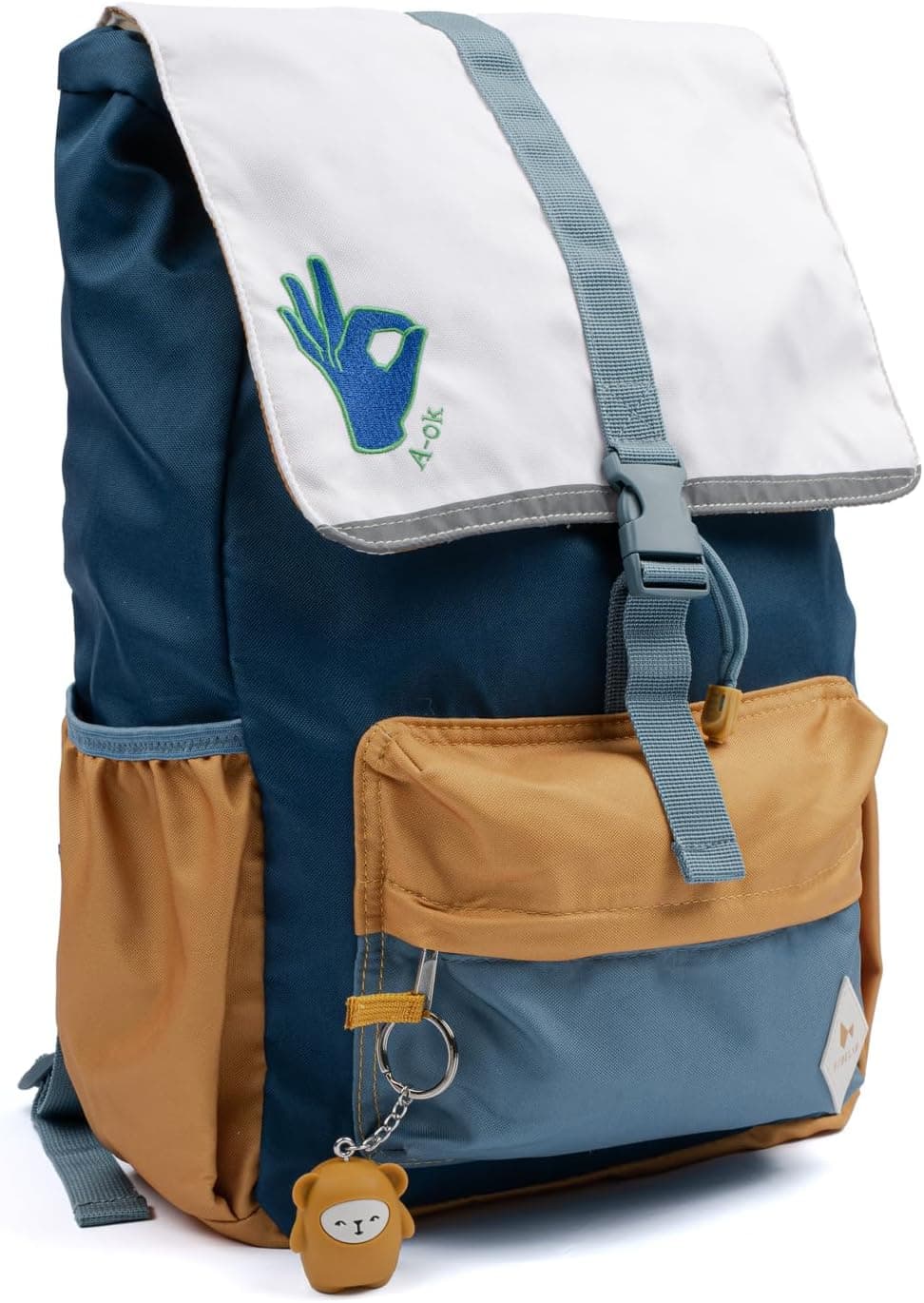 Fabelab Mochila infantil para crianças | mochila de jardim de infância para crianças a partir dos 6 anos em 100% poliéster reciclado | mochila escolar para crianças | mochilas infantis com capacidade