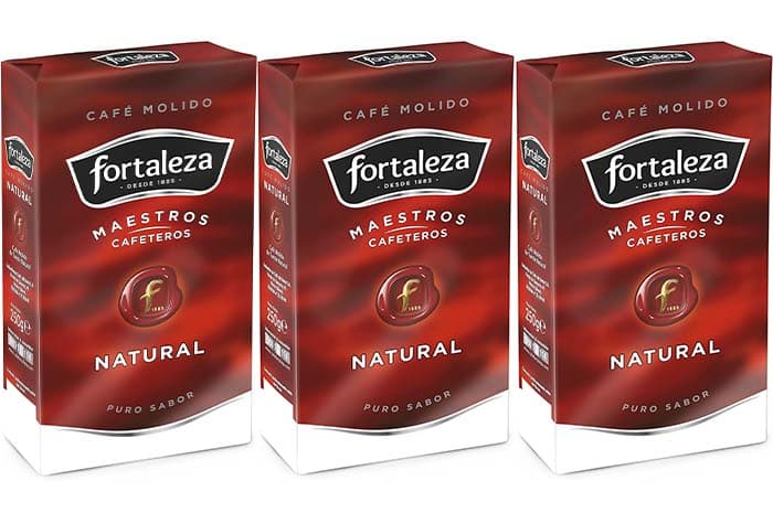 Fortaleza Café moído natural, 250 g x 3