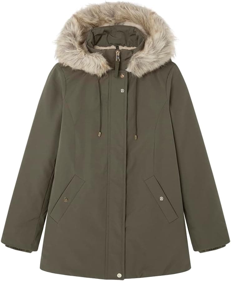 Springfield | Parka com capuz, fecho frontal e bolsos para mulher