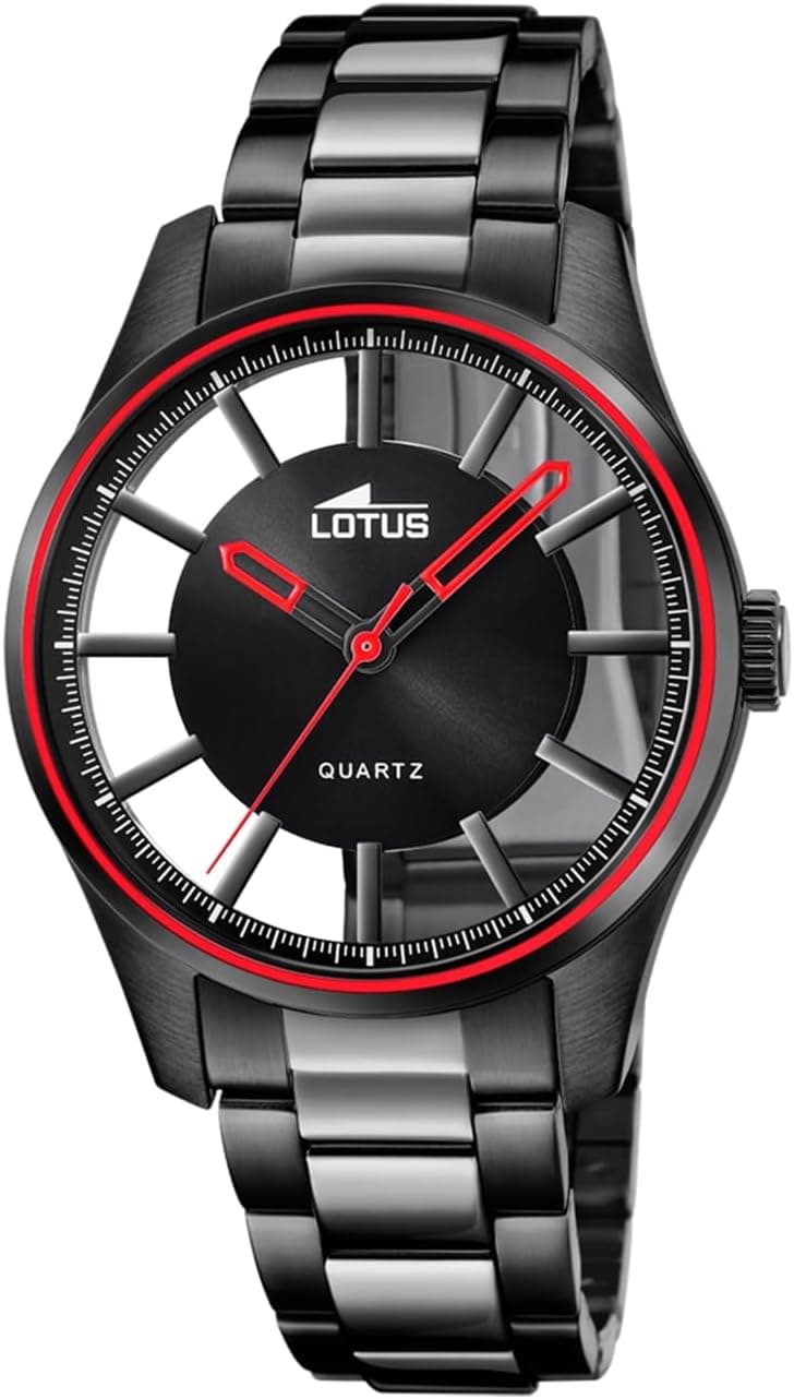 LOTUS Relógio analógico de quartzo para homem 18906/1 - Bracelete em aço inoxidável