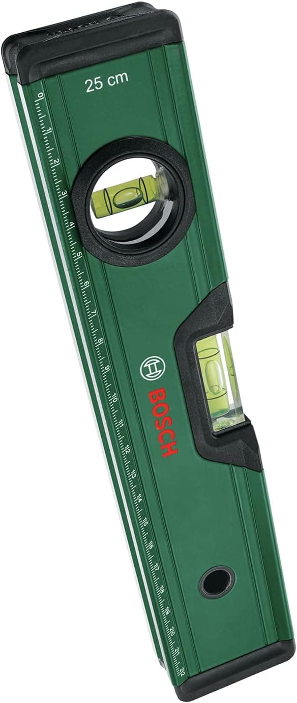 Bosch Home and Garden | Nível de bolha 25 cm com escala métrica e ampola fluorescente