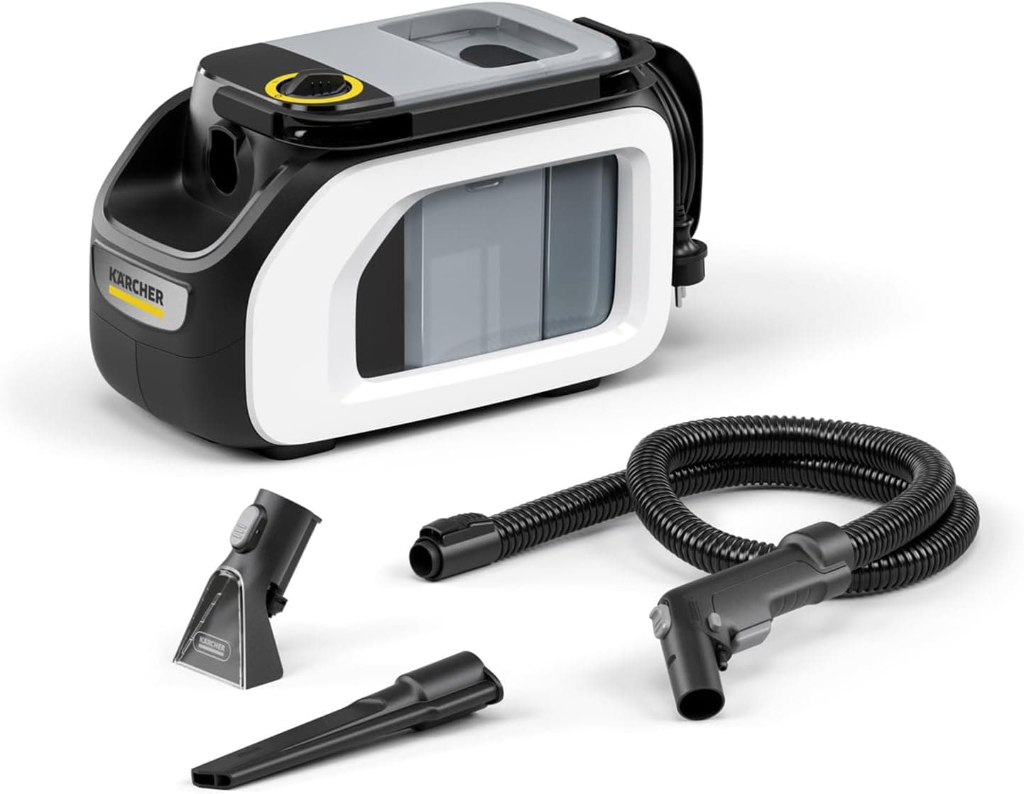 Lava-aspirador Kärcher SE 3 Compact Home, 500 W, 1,7 litros, com cabo, 3,6 m de cabo, branco
