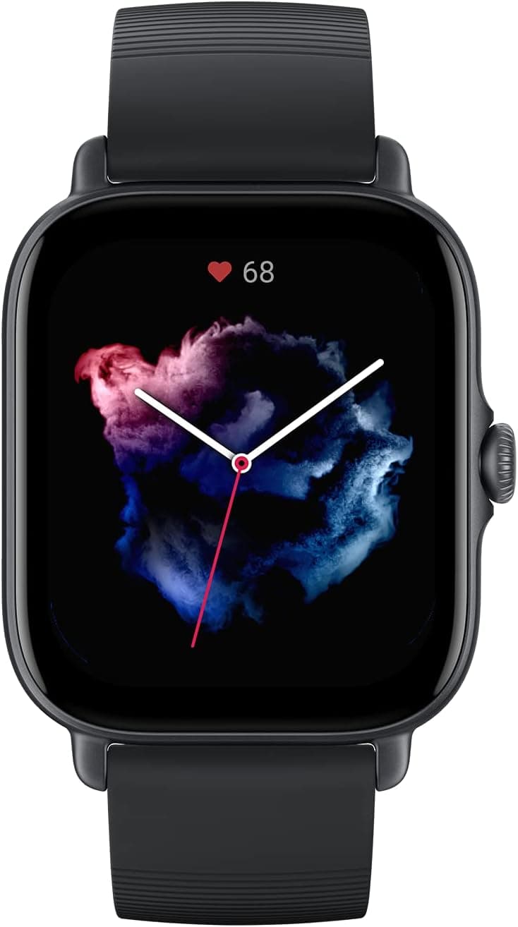 Amazfit GTS 3 Smartwatch Fitness monitorização de ciclo feminino frequência cardíaca, SpO2 sonho stress 50 modos desportivos relógio inteligente GPS 5 ATM à prova de água Alexa