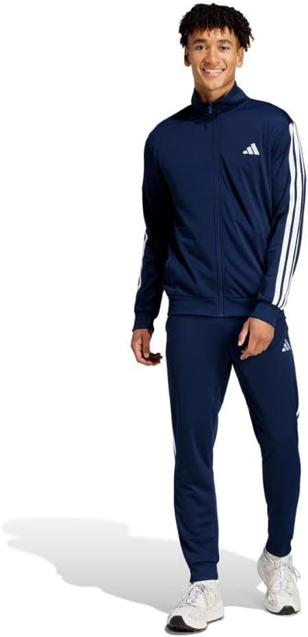 adidas Homem Sportswear Basic 3 Stripes Tricot Tracksuit