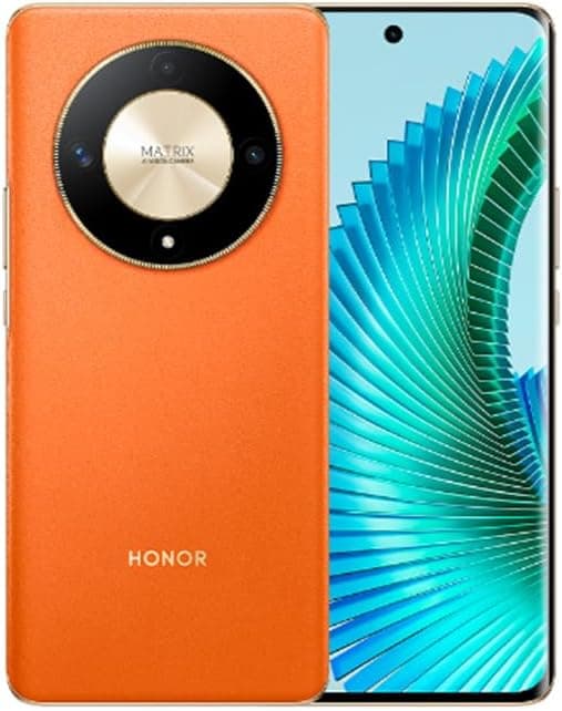 HONOR Magic 6 Lite Telemóvel 5G, 8 + 256 GB, Qualcomm Snapdragon 6 Gen 1, ecrã AMOLED curva de 120 Hz de 6,78", câmara tripla de 64 MP, bateria de longa duração de 5300 mAh, Android 13, Orange