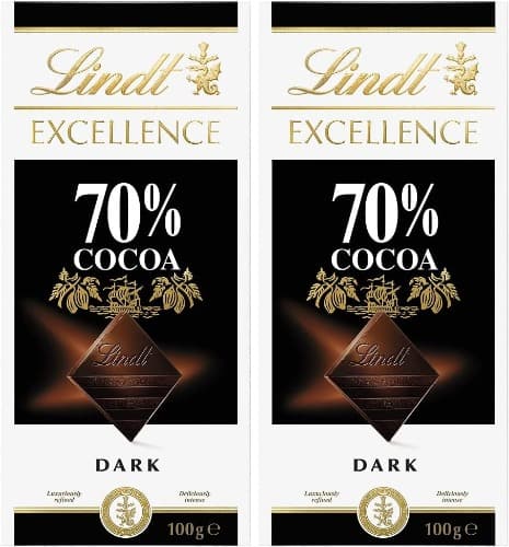 Excelente bloco de 70% DARK CHOCOLATE