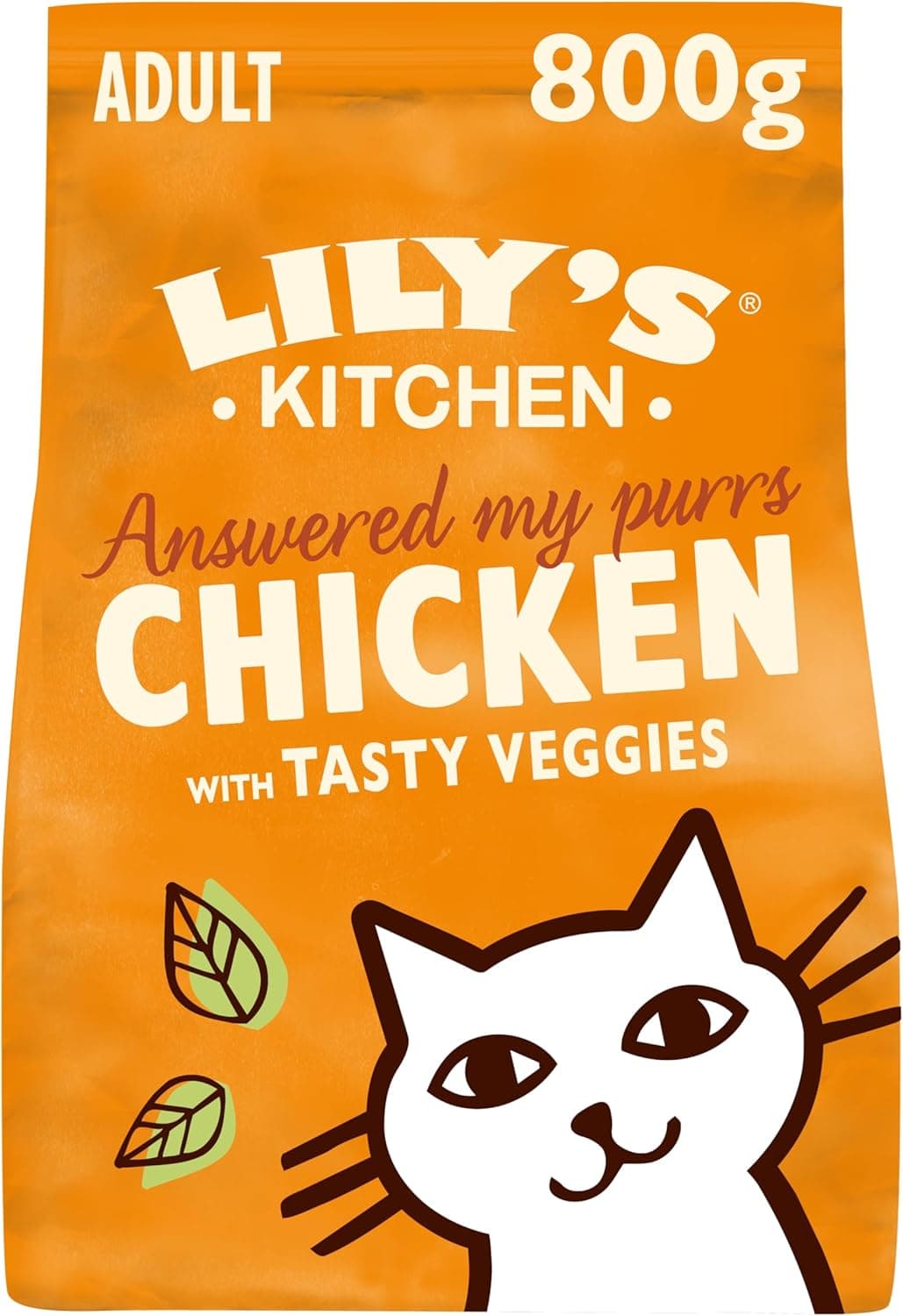 Lily's Kitchen Alimentação de frango delicioso para gato (4 x 800 g)