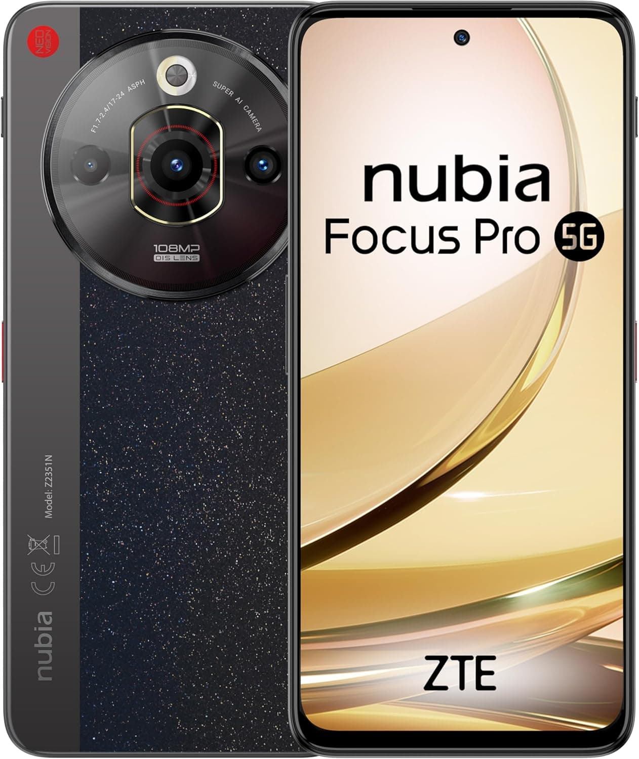 ZTE Nubia Focus Pro 5G 8/256GB preto livre