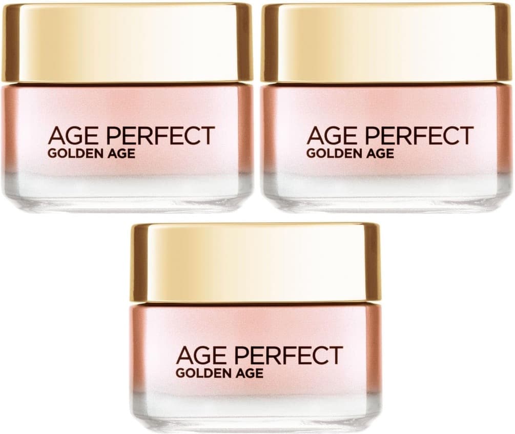 L'Oréal Paris Golden Age Rose Care | Creme de dia fortificante para rosto, 50 ml