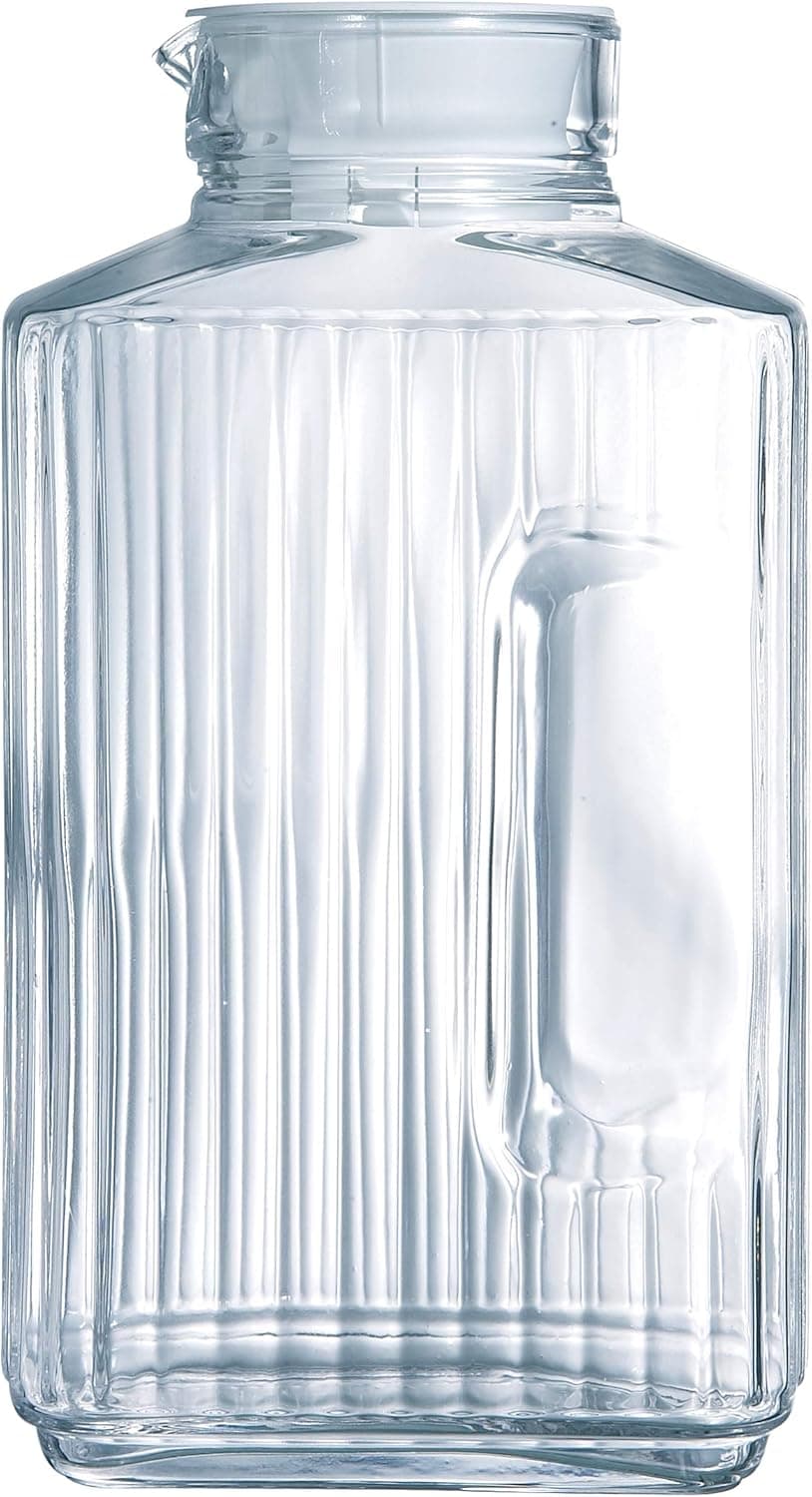 Luminarc Quadro do jarro de vidro, capacidade 2 L, diâmetro 145 mm, transparente, 1 unidade