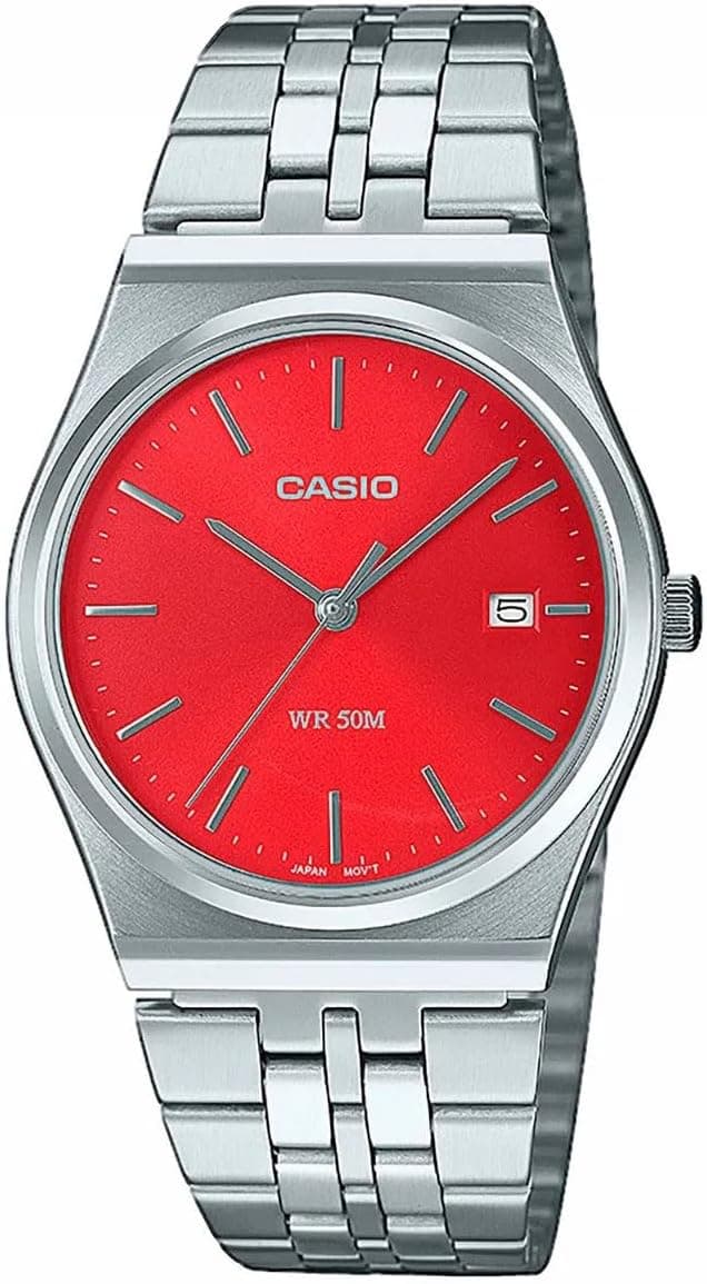 Casio MTP-B145D-4A2VEF Relógio prateado clássico para homem