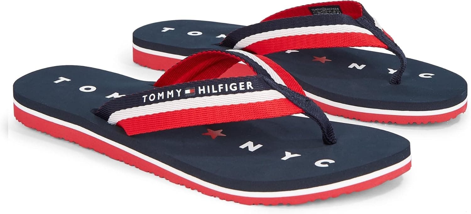 Tommy Hilfiger Tommy Loves NY Beach Sandal, Chinelos para mulher