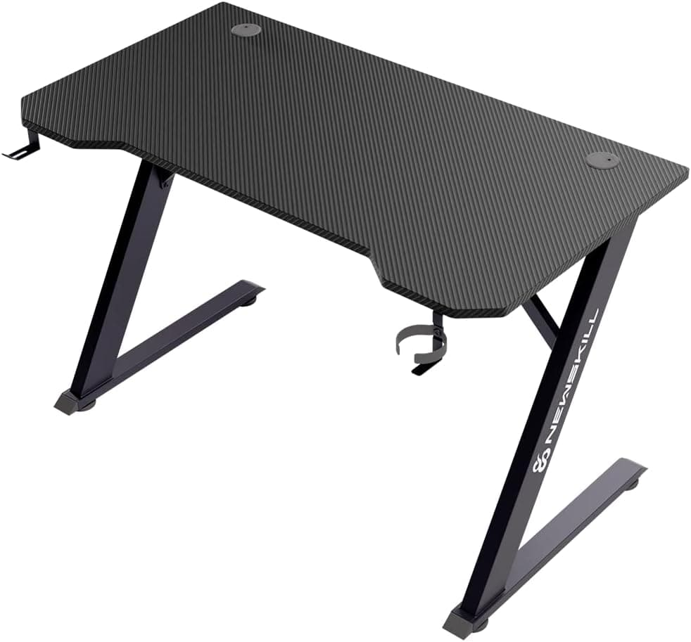 NEWSKILL Belenor Mesa Gaming preta, 120 x 60 x 75 cm