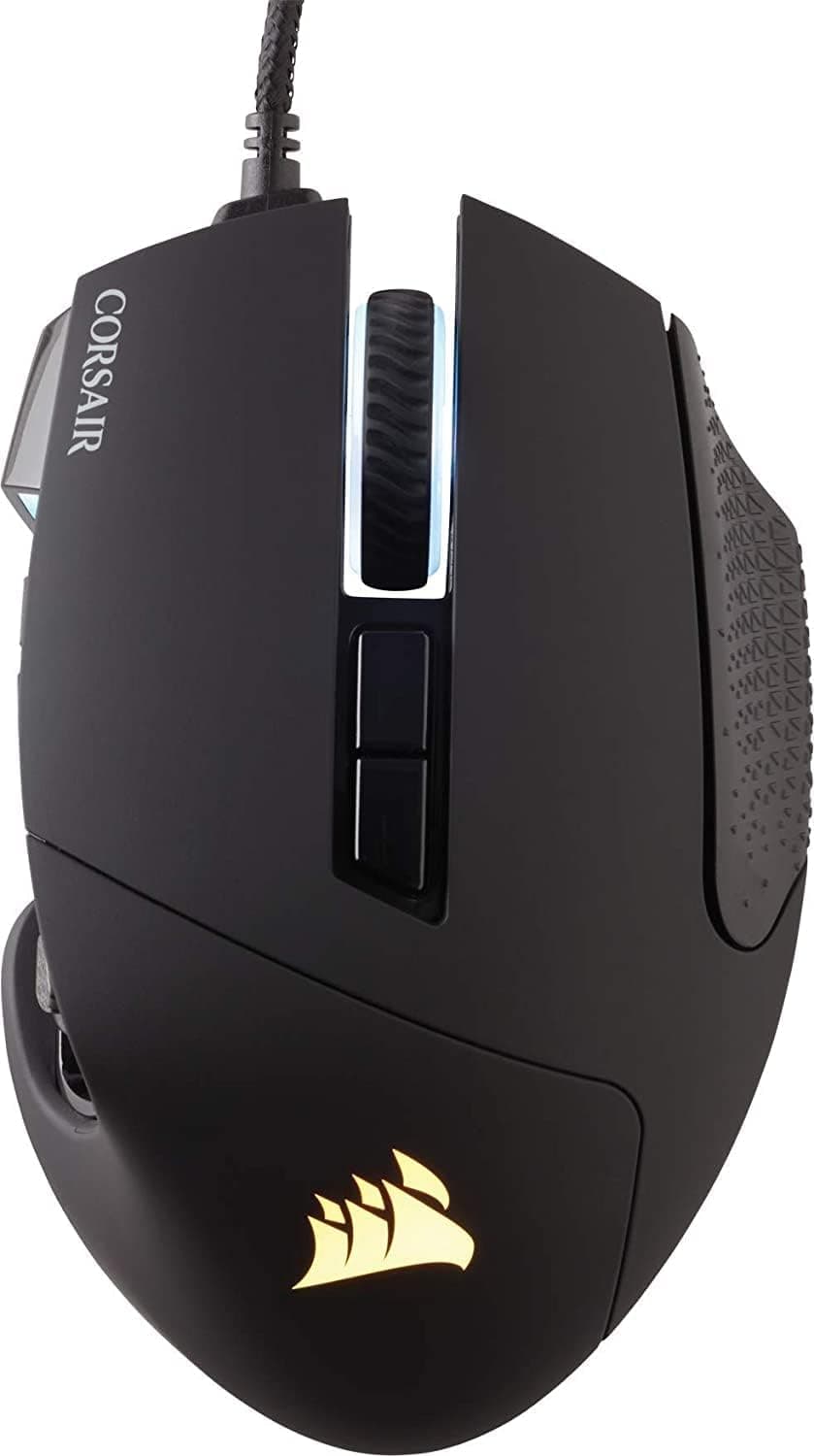 Corsair SCIMITAR RGB ELITE | Rato gaming com 17 botões programáveis e iluminação RGB para PC e consolas
