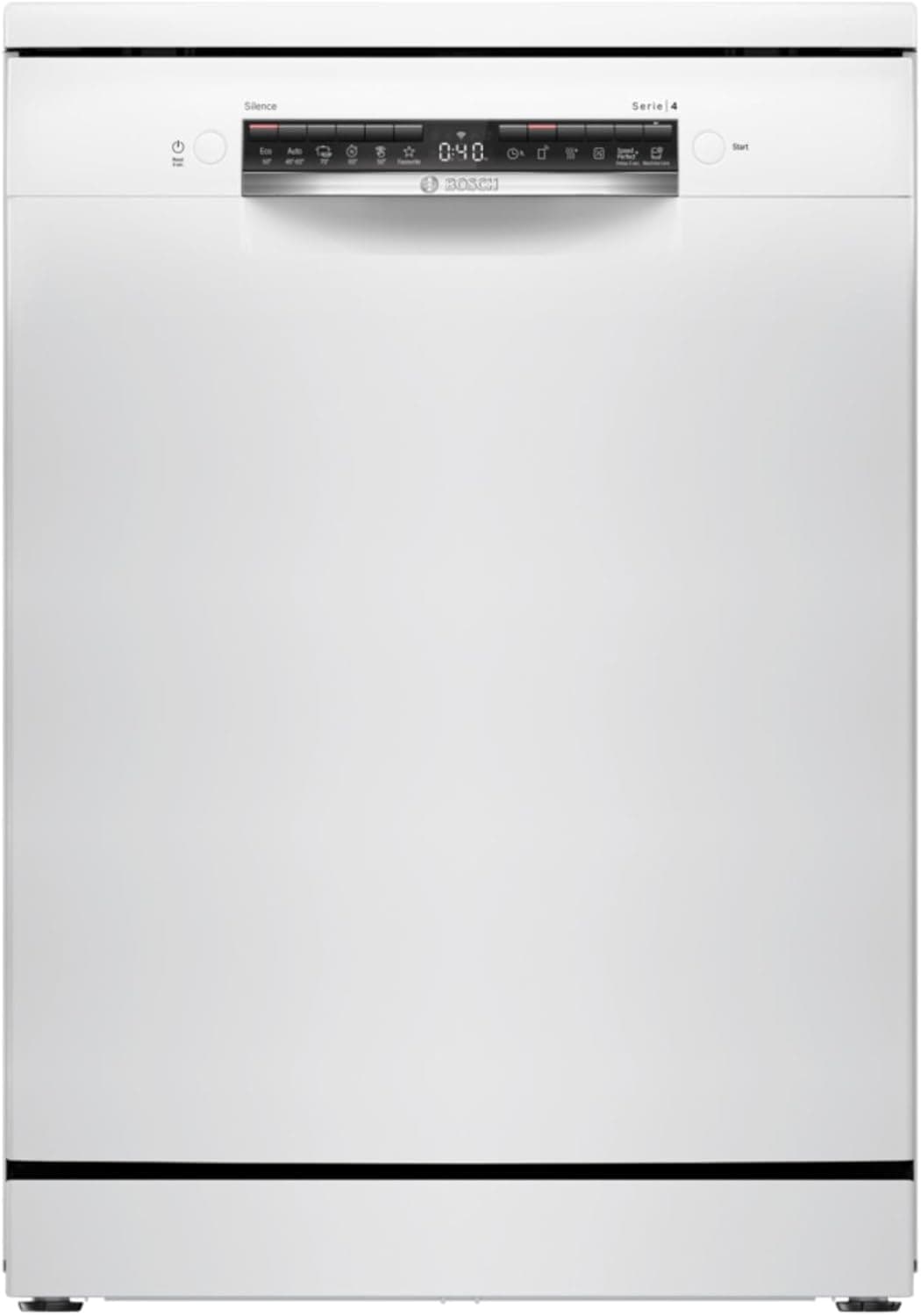 Bosch - Lava-louças livre instalação, 60 cm. de largura, série 4, Home Connect, AquaStop, branco, SMS4HTW03E