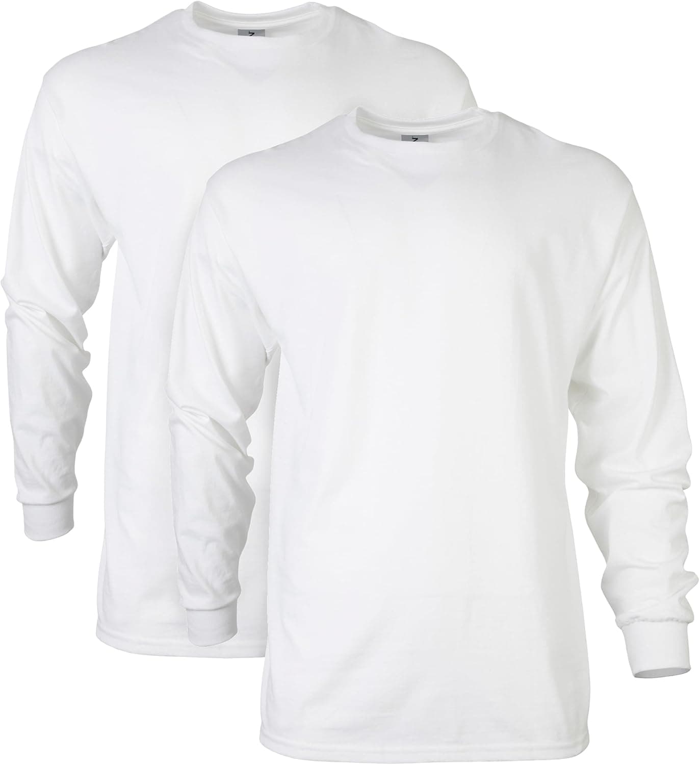 Gildan Men's Ultra Cotton Long Sleeve, Camisola para homem, pack de 2