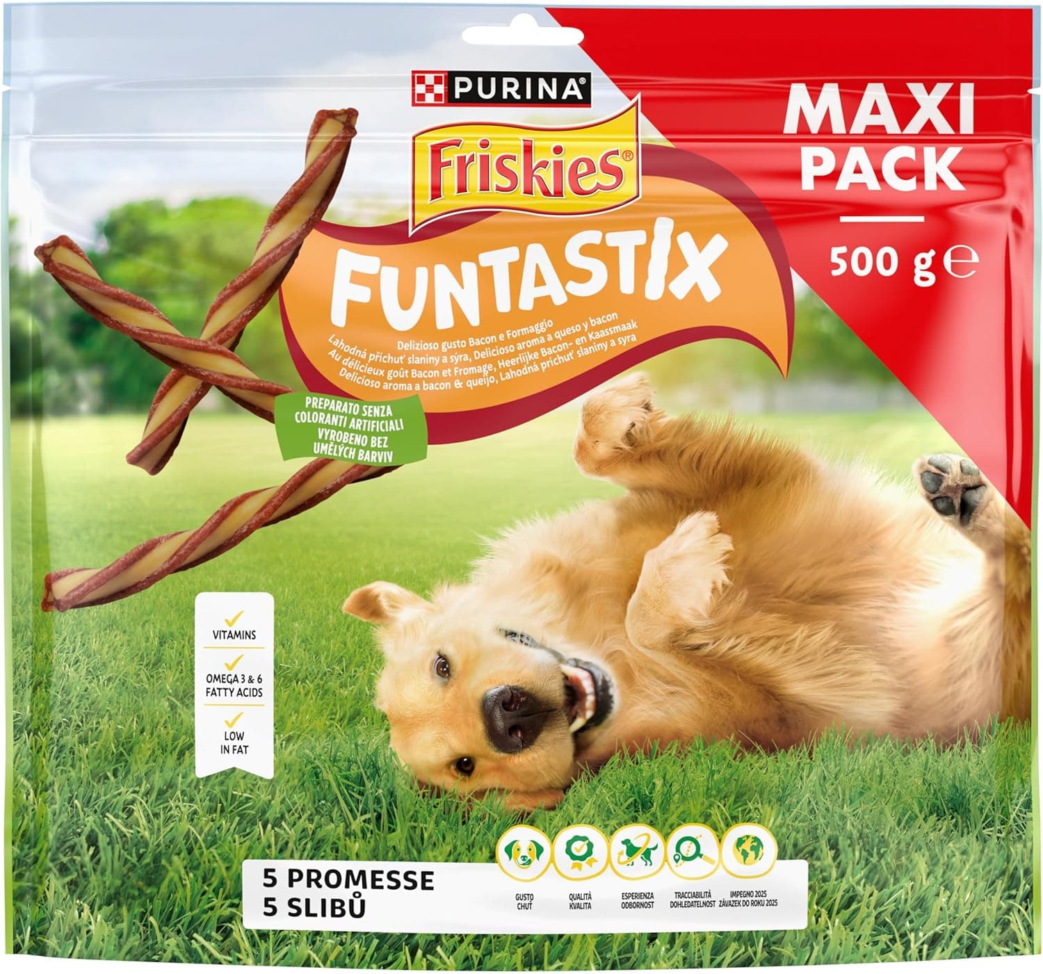 Purina Friskies Funtastix, Snacks, prémios, doces para cães, 500 g