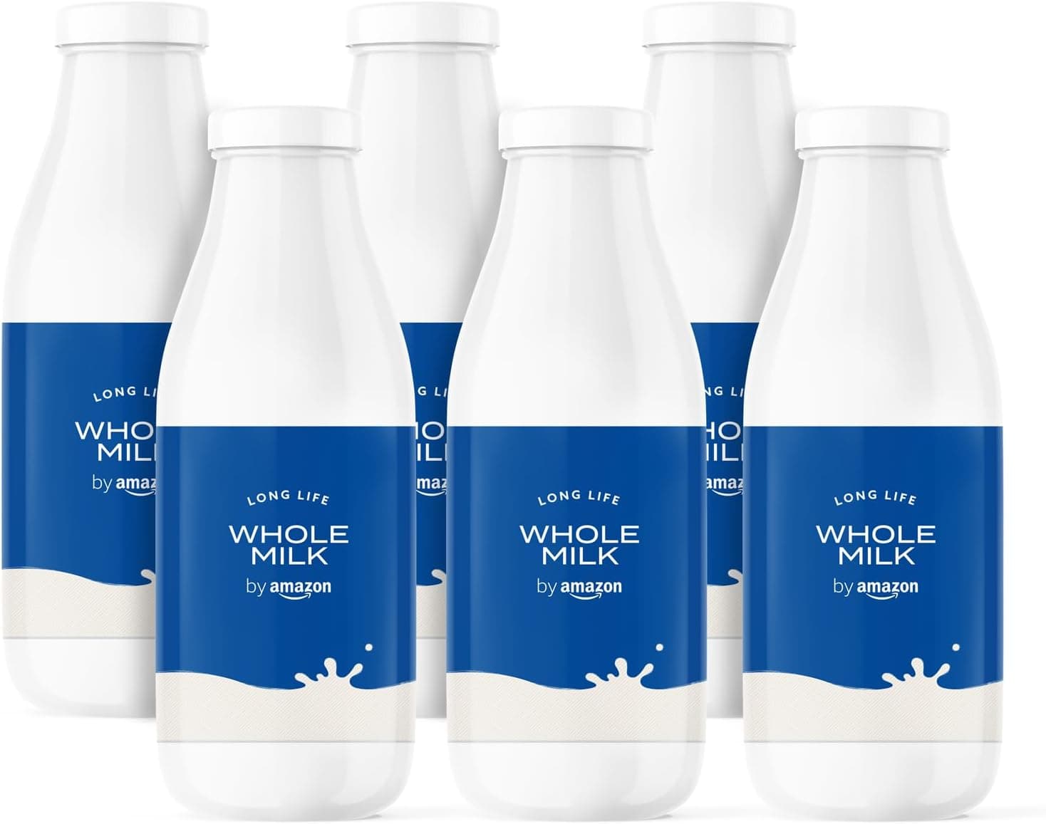 by Amazon Leite inteiro, 6 x 1 L
