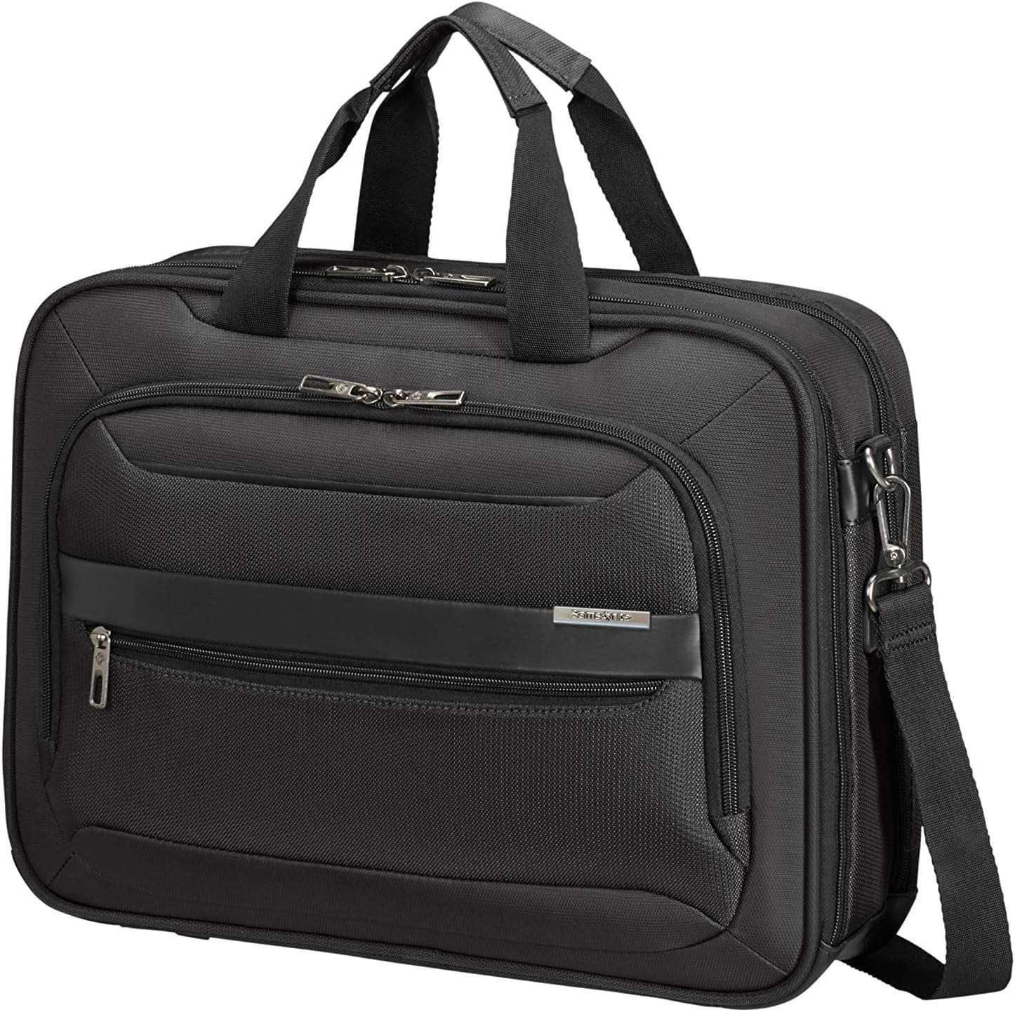 Samsonite Vectura Evo Malas para portáteis, Preto (Preto), Contemporâneo