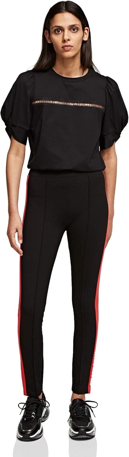 KARL LAGERFELD Leggings de malha para mulher,