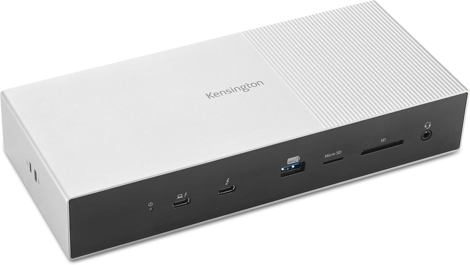 Kensington SD5000T5 | Docking station Thunderbolt 5 com suporte para 3 monitores, leitor de cartões SD, potência de 140 W e ligações Ethernet e USB