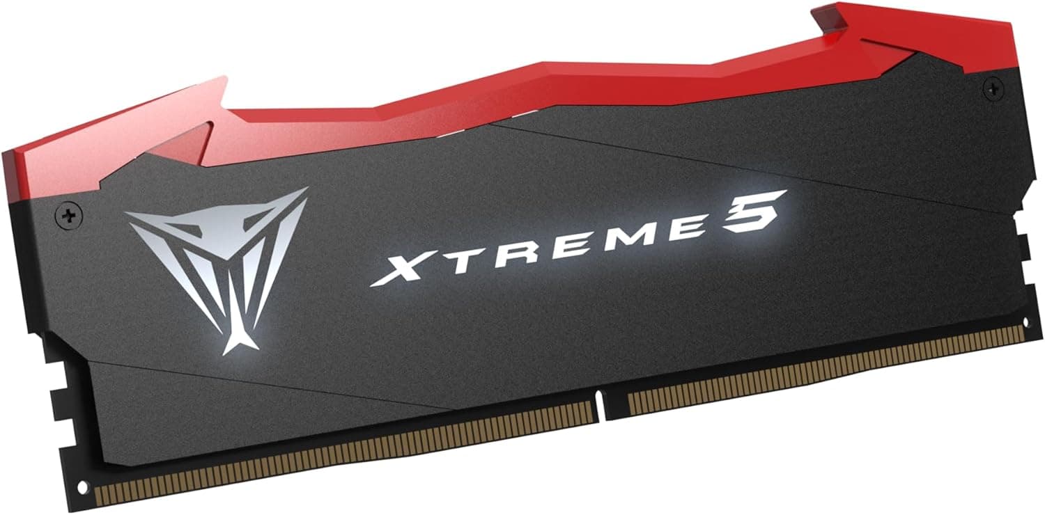 Patriot Viper Xtreme 5 DDR5 RAM 32GB (2X16GB) 6400MT/s CL32 UDIMM Desktop Gaming Memory Kit - PVX532G64C32K 32GB (2x16GB) 6400MT/s Kit